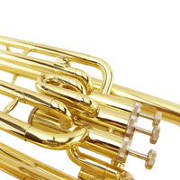Bb Three-Valve Euphonium Beginner Adult Band Instrument