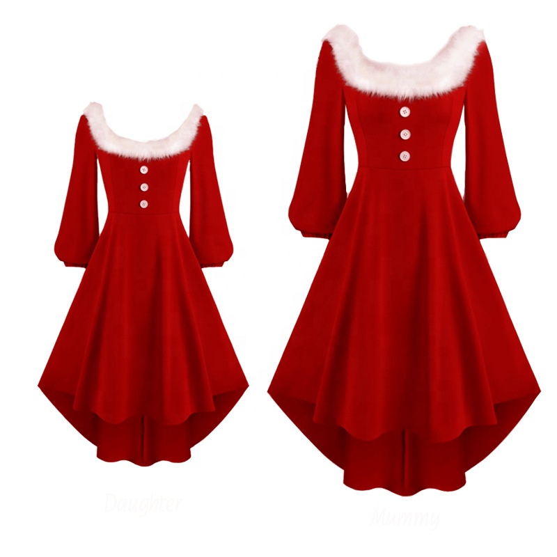 Mother Daughter Matching Dresses - Winter Collection 2025