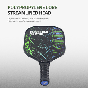 Paleta de Pickleball Profesional SALYWEE - <span class=keywords><strong>X1000</strong></span>, Fibra de Vidrio Resistente, Evita la Descamación de la Pintura, Diseño Negro y Verde Neón, Núcleo de Panal de PP - Product Image 5