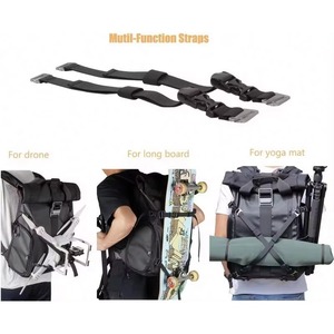 Sac à dos pour appareil photo de grande capacité, imperméable, gris, pour voyages et photographie, échantillon gratuit - Product Image 3