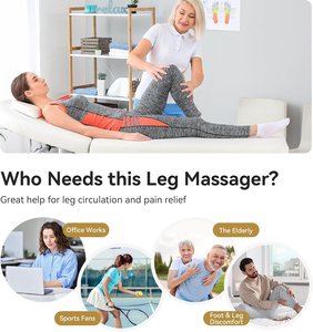 Botas de Presoterapia Inalámbricas, Masajeador de Piernas con Compresión de Aire para Drenaje Linfático, Terapia de Recuperación y Circulación Sanguínea - Product Image 2