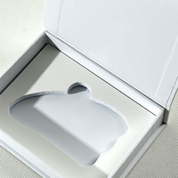 Caja personalizada con logotipo, cajas impresas de cualquier serie de diseños con forro de inserción, embalaje para el cuidado personal, caja de herramientas facial gua sha