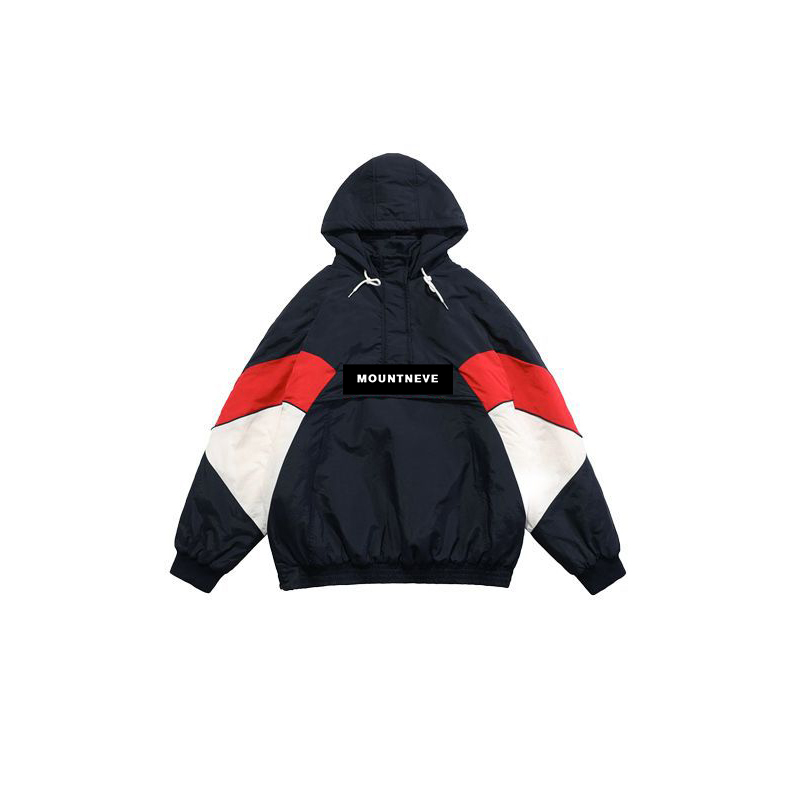 Low Price Half Zip Nylon Pullover Jacket Customizable Logo, Water