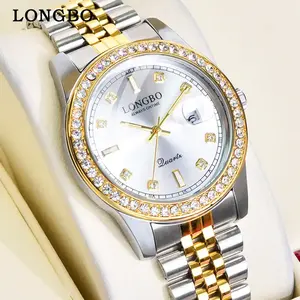 Longbo 83480 Custom Luxe Horloge Man Beste Horloges Voor Mannen In Pakistani Prijzen Unieke Dropshipping Heren Quartz Horloge Waterdicht