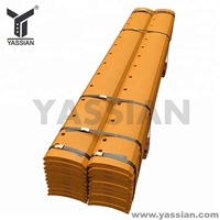 Lame de coupe acier inoxydable pour niveleur 140H, pièce numéro 7D1158 7D1577 4T2233 4T2242