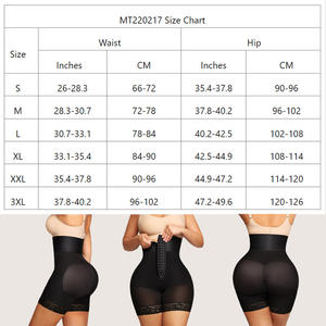 Venta al por mayor mujeres colombianas fajas alta látex cintura levantador de glúteos Control de barriga cintura media muslo Shaper BBL pantalones cortos - Product Image 6
