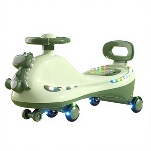 Plastic Toddler Ride-<strong>On</strong> Car <strong>for</strong> <strong>1</strong>-3 <strong>Year</strong> <strong>Old</strong> Boys &amp; Girls Swaying Rocking <strong>Toy</strong> <strong>for</strong> Adults Tip-Resistant Design - Product Image 1