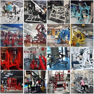 Équipement de fitness Hummer : Appareil de musculation professionnel pour la poitrine (<span class=keywords><strong>presse</strong></span>), les dorsaux (high/low pull), les squats et l'entraînement des jambes – Série Acier 900 Complète - Product Image 2