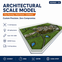 Modèles de bâtiments 3D personnalisés OEM pour les développeurs immobiliers et les designers