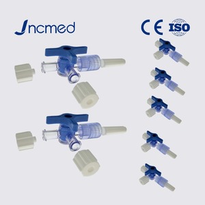 صنبور ثلاثي الاتجاهات دوار يستخدم لمرة واحدة مصنوع من النايلون - Product Image 1