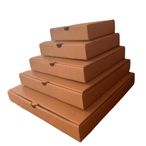 Cina all'ingrosso a buon mercato Custom cibo <span class=keywords><strong>da</strong></span> <span class=keywords><strong>asporto</strong></span> forte di buona alta qualità cartone di carta Kraft alta pasta <span class=keywords><strong>Pizza</strong></span> Box - Product Image 3