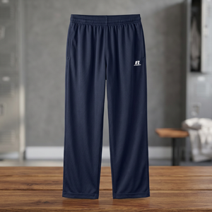 Pantalon de sport sur mesure pour homme, grande taille, en tissu 100% coton laineux, avec plis, fermeture éclair décorative, lavage coloré, coupe droite, taille XL - Product Image 3