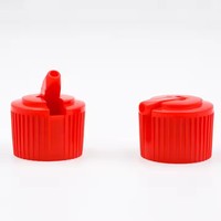 Nouveau design en plastique 24MM 28MM tourelle à bec nervuré distribution bouchon à rabat bouchons de bouteille couvercle pour shampooing bouteille à presser