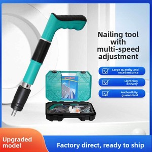Mini Pistola <span class=keywords><strong>de</strong></span> <span class=keywords><strong>Clavos</strong></span> <span class=keywords><strong>Manual</strong></span> con Gran Capacidad para Instalación <span class=keywords><strong>de</strong></span> Techos, Fontanería y Electricidad - Caja <span class=keywords><strong>de</strong></span> Herramientas Incluida - Product Image 5