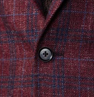 Costume à carreaux sur mesure pour homme, costume d'affaires