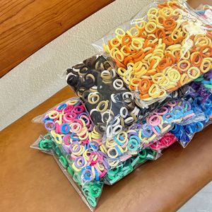 Paquete de 500 Coleteros Elásticos para Bebés, Lindos Coleteros de Goma para Niñas - Product Image 3