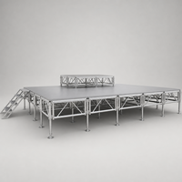 Plateforme de scène portable en aluminium KS101 et KS102 pour concerts, théâtres et événements