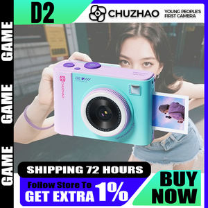 CHUZHAO D2 kamera Digital <span class=keywords><strong>Mini</strong></span> lucu 2.8 inci untuk anak perempuan cetak instan foto warna Via untuk <span class=keywords><strong>Bluetooth</strong></span> MicroSD kompatibel - Product Image 6