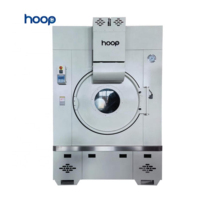 Séchoir à tambour HOOP à haute vitesse, chauffage à vapeur au gaz, économie d'énergie, grande capacité 100 kg, équipement de blanchisserie pour hôtels et hôpitaux, certifié CE