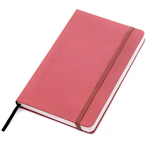 拉邦工厂来样定做优雅粉色笔记本环保个性化规划师石纸