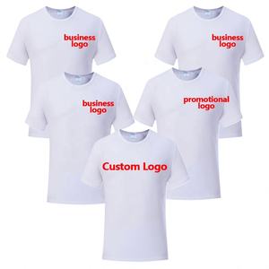 Personalizado 100% Poliéster Sublimación Camisas Algodón Sensación Negocios Publicidad Camisetas promocionales Etiquetas personalizadas Camisetas en blanco Imprimir - Product Image 1