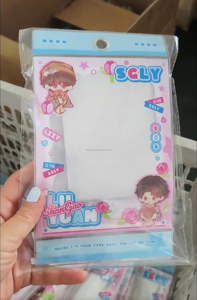 Bubu Cute Plush Doll Plastic Doll Pouch Bag PVC Impresión de doble cara Muñeca decorativa Almacenamiento de juguetes Bolsas Soporte Diseño personalizado - Product Image 6