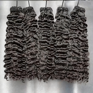 Capelli <span class=keywords><strong>Ricci</strong></span> Indiani, Vietnamiti e Birmani Grezzi, Non Processati, Vergini, Fornitori di Capelli Umani Vietnamiti con Cuticole Allineate, Extension di Capelli Umani - Product Image 4