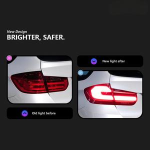 Feu arrière LED pour F31 2013-2018, lampe arrière 3D, 318i 320i 325i 330i 335i, DRL, clignotant, lentille rouge, accessoires auto TBZ005, lentille rouge LED - Product Image 3
