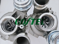Turbocharger Upgrade Heavy Duty Stage 2 1000HP untuk BMW M5 M6 X5M X6M S63 800076 800075 7846918AI03 7850317 7848113 7849044