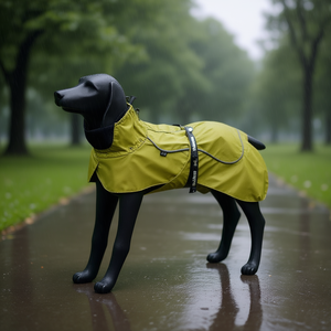 Veste imperméable pour chien, gilet de sport vert taille 2XL, vêtements ajustables pour animaux de compagnie toutes saisons - Product Image 2