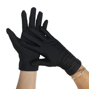 Guantes personalizados de nailon negro para joyería, guantes sin polvo para inspección de relojes y telas - Product Image 6