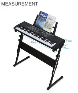 61 Phím Âm Nhạc Đồ Chơi Đàn Piano Teclado Bàn Phím Cụ Điện Tử Organ Bàn Phím Với Microphone Duy Nhất Hợp Âm Cho Người Mới Bắt Đầu Trẻ Em