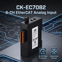 Module d'entrée analogique CK-EC7082 8AI à entrée simple, module IO EtherCAT 16 bits tension/courant pour contrôle industriel