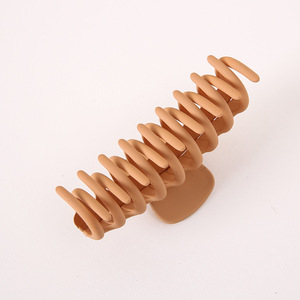 Pinza de pelo de cangrejo esmerilado para mujer, garra de gran tamaño para el pelo - Product Image 5
