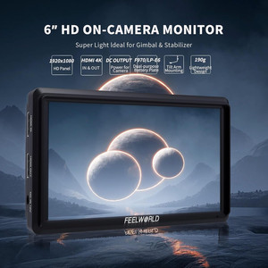 FEELWORLD S55 6 Zoll DSLR Kamera Feldmonitor FHD IPS 4K I/O OEM Direktvertrieb für Filmproduktion & Videoaufnahmen - Product Image 2