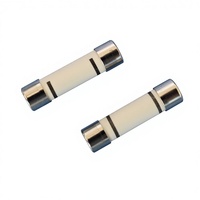 Fusible céramique 6B 6.30*25 conforme RoHS, prise britannique, 240V 2A-13A, faible capacité de coupure, bipolaire, haute tension, homologué IEC