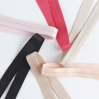 Échantillon Gratuit - Sangle de soutien-gorge élastique personnalisée, douce et brillante pour femmes, en nylon, confortable et durable, sangle haute ténacité