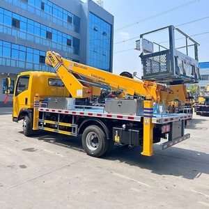 Camión Sinotruk HOWO Equipado con Cesta de Trabajo Aérea y Gancho de Elevación para Construcción, Fabricante Chino - Product Image 4