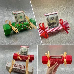 DAMAI Magic Christmas Surprise Money Pull Gift Box DIY Christmas Money Pull Pouch Kit for Cash Gifts - Product Image 3