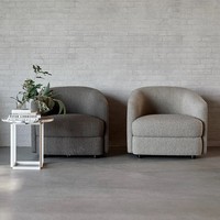 Fauteuil simple moderne, durable et confortable en tissu pour la maison, le bureau, l'appartement, le salon, la chambre, l'hôtel