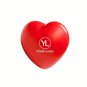 Advertising Promotion Bulk Custom LOGO Cute PU Foam Eco-Friendly <b>Squeeze</b> <b>Ball</b> Heart Shape Stress Reliever for Autism Promotional - Product Image 1