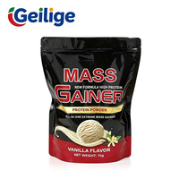 1 kg de poudre de protéines de lactosérum à la vanille OEM/ODM, teneur élevée en protéines, croissance musculaire, complément nutritionnel après l'entraînement, nutrition pour la salle de sport