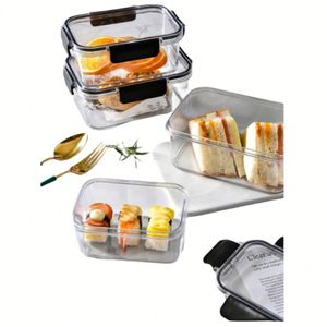 Fresh-Keeping Box Food Grade <b>Refrigerator</b> Sealed Storage Box Frozen With Lid Storaging Food Transparent Food <b>Containers</b> - Product Image 3