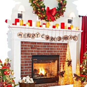 Rodajas de Madera Natural para Regalos Promocionales - Rodajas de Árbol sin Perforar con Corteza para Proyectos de Bricolaje - Product Image 3