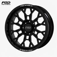 Vente flash - Roues en alliage forgé personnalisées noires de 22, 26 et 28 pouces, 8x6.5, 8x170, 8x180 pour Ford RAM Full-Size Pickup