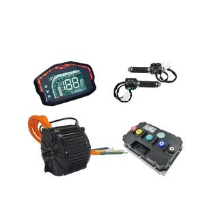 Moteur de moto QSMOTOR 10KW haute vitesse 72V à entraînement central avec nouveau contrôleur Fardriver ND721200, grande puissance - Product Image 2