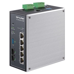 TP-LINK TL-ER6225G маршрутизатор промышленного класса, обеспечивает 5 адаптивных портов RJ45 10/100/1000 м и 2 гигабитных портов SFP, промышленный - Product Image 1
