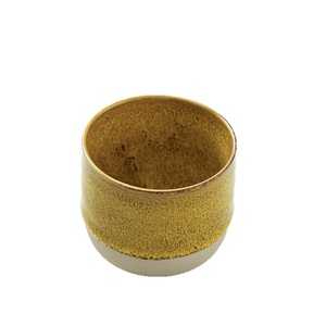 Tasses à expresso et à thé en céramique créative en poterie rustique, design vintage, luxe léger, rétro, avec effet de four - Product Image 5