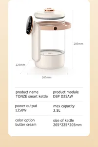 Tonze Deluxe Water Warmer Voor Baby Formule Met Smart Multi Temperatuurregeling Kokend Ketel