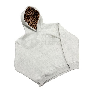 Sweat à capuche en tricot zippé respirant uni teint en filature lourd 480g 100% coton camouflage de chasse streetwear personnalisé imprimé numérique pour hommes - Product Image 1